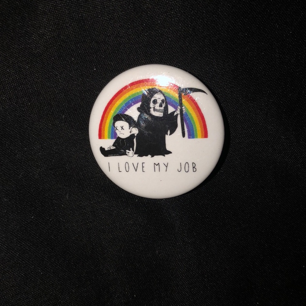 i love my job pin